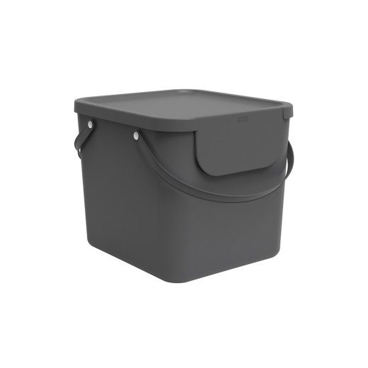 ROTHO Albula Anthracite - prügila sorteerimise konteiner - 40l