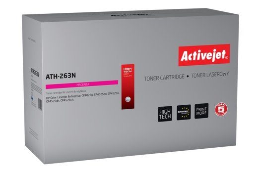 Activejet ATH-263N toner (asendaja HP CE263A jaoks; Supreme; 11000 lehte; magenta)
