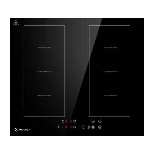AMZCHEF CE-FS-I72S-FFDD06 induktsioonplaat, 4 tsooni