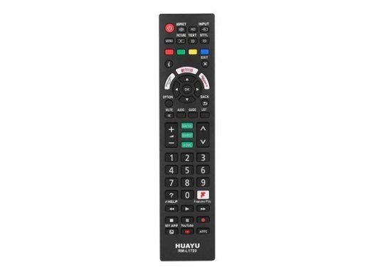 Lamex LXP1720 TV kaugjuhtimispult TV LCD Panasonic RM-L1720 NETFLIX / YOUTUBE / RAKUTEN / PRIME VIDEO