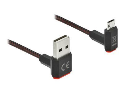 Delock lihtne USB-kaabel 1m must