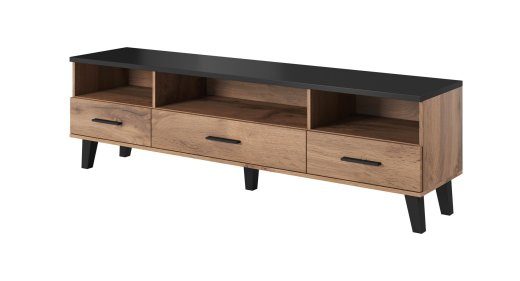 Cama RTV alus LOTTA 180cm wotani tamm + mattmust