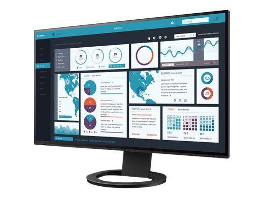 EIZO FlexScan EV2795-BK 27 IPS 2K monitorius su HDMI, DisplayPort, USB-C