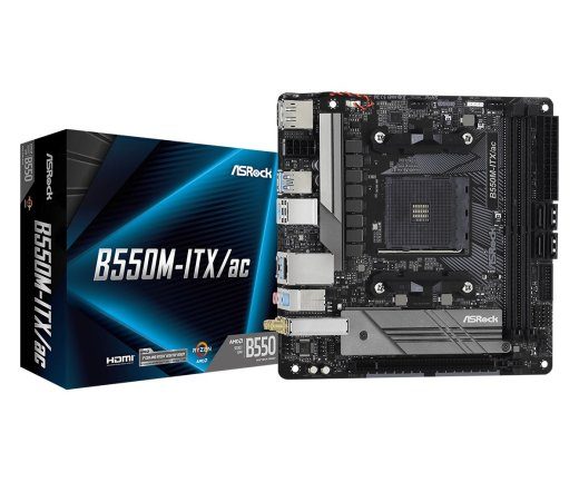 Asrock B550M-ITX/ac pesa AM4 mini ITX AMD B550