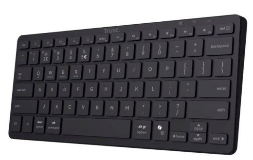 Trust Nado II keyboard Home/Office USB + Bluetooth QWERTY US English Black