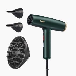 BABYLISS Hair dryer D6555DE 1700 W Number of temperature settings 3 Ionic function Diffuser nozzle Green