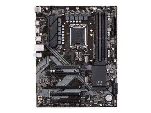 Gigabyte B760 DS3H DDR4 1.0 Emakaart Töötlusgrup Intel Töötluspesa LGA1700 DDR4 DIMM Mälu pesad 4 Toetatud kõvaketta liidesed SATA