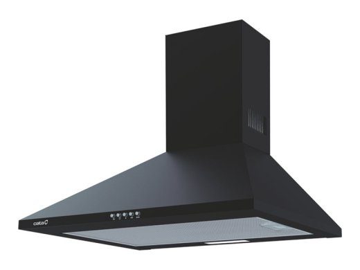CATA Kape OMEGA 600 BK Seinale paigaldatav Energiatõhususklass C Laius 60 cm 645 m³/h Mehaaniline LED Must