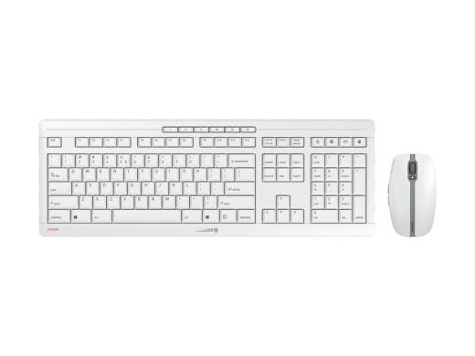 CHERRY STREAM DESKTOP RECHARGE belaidė JAV pelės ir klaviatūros komplektas su euru simboliu
