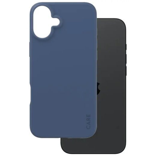 PanzerGlass CARE moekas ümbris iPhone 16 Plus sinine