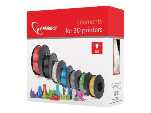 Gembird PLA-filament 1,75mm fluorestsentspunane 3DP-PLA1.75-01-FR