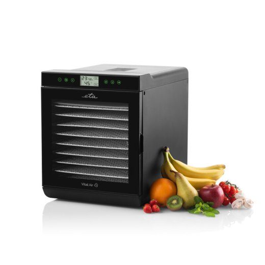 ETA Fruit dryer Power 650 W Number of trays 10 Temperature control Integrated timer Black