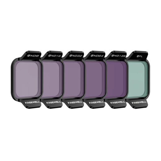 Komplekt 6 Freewell Standard Day filtrit DJI Flip jaoks