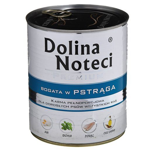 Dolina Noteci Premium rikas forellipoolest märgkoeratoit - 800 g