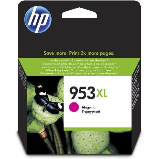 HP 953XL magenta 1450-leheküljeline tint F6U17AE