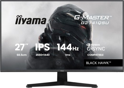 iiyama G-MASTER G2741QSU-B1 27-tolline 2560 x 1440 monitor, must