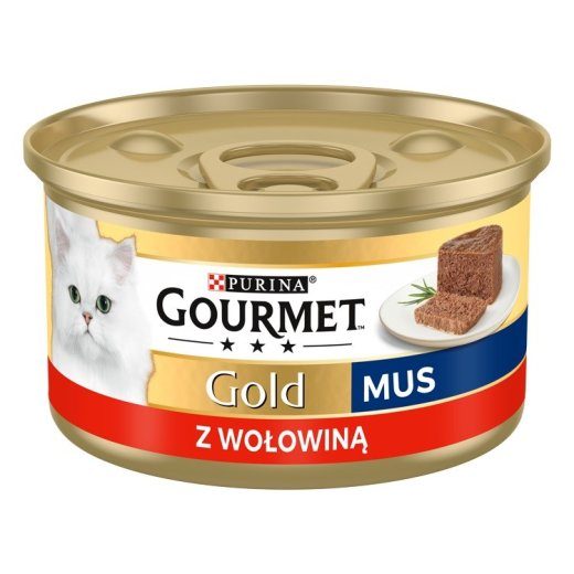GOURMET Gold veiseliha - märgkassitoit - 85g