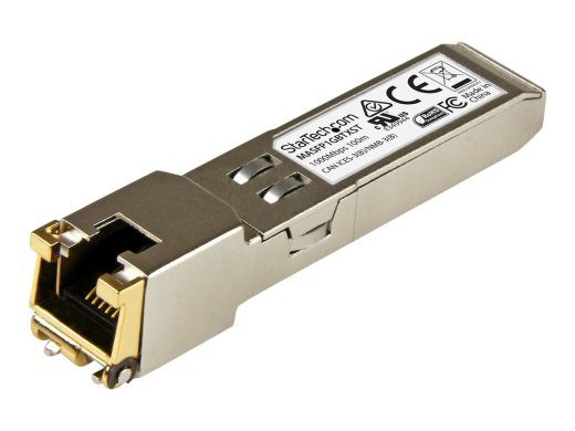 StarTech.com Cisco Meraki MA-SFP-1GB-TX suderinamas SFP modulis - 10BASE-T - Mbps SFP į RJ45 Cat6/Cat5e siųstuvas imtuvas - 100m SFP (mini-GBIC) si...