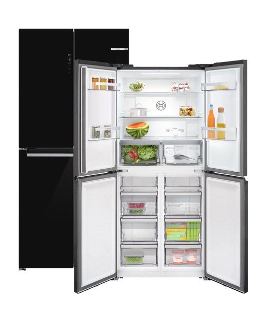 Bosch Serie 4 KMC85LBEA šaldytuvas laisvai stovintis 547 L E Juodas