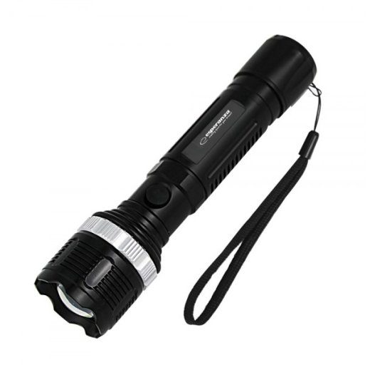 Esperanza Epione L Black LED käsilamp