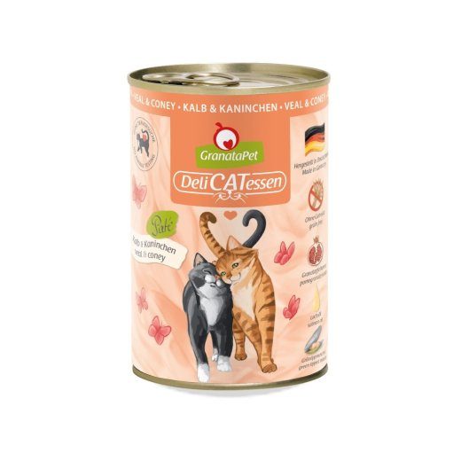 GRANATAPET DeliCATessen vasikas ja küülik - märgkassitoit - 400g