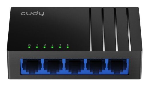 Cudy GS105D network switch Unmanaged Gigabit Ethernet (10/100/1000) Black