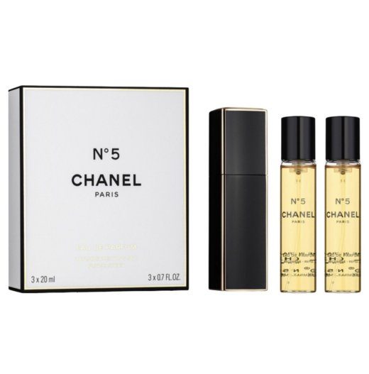 Chanel No.5 Twist&Spray Parfüümikomplekt EDP 3x20ml