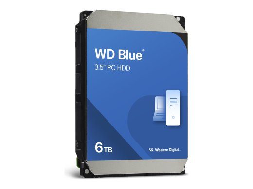 WD Blue 6TB SATA 3.5tolli 6 Gb/s PC HDD