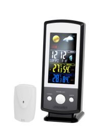 Mesko MS 1177 Black Colorful Digital Display Weather station
