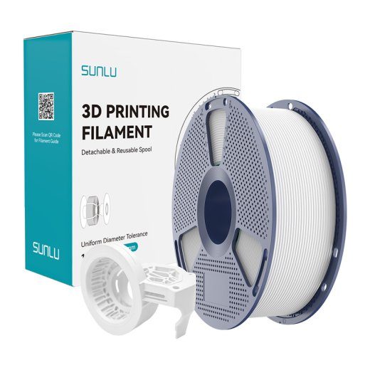 Sunlu PETG Kiire Matt Filament (Valge)