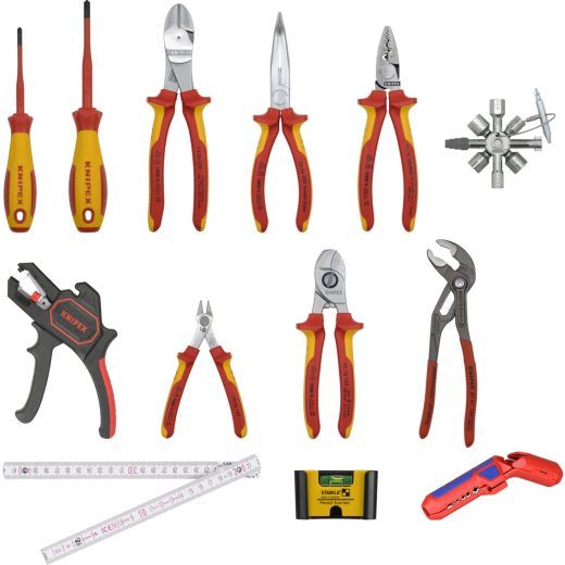 Knipex 00 20 90 V02 mehaaniline tööriistakomplekt 13 tööriista