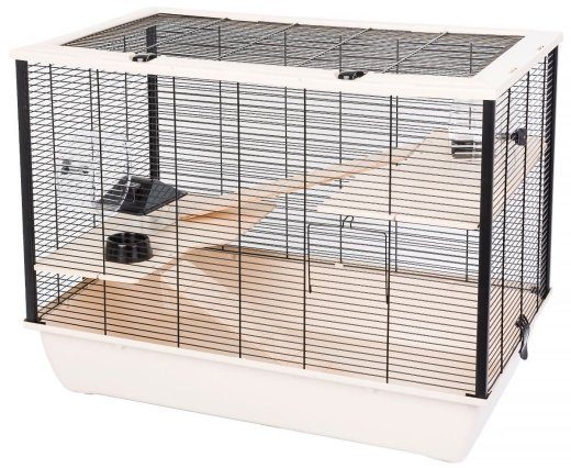 INTER-ZOO Hugo Wood beige - puur närilistele - 78 x 48 x 58cm