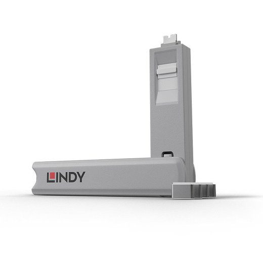 USB PORT TYP-C BLOKEERIJA 4PACK/VALGE 40427 LINDY
