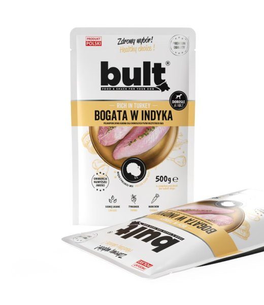 BULT Lõhega rikas - märg koeratoit - 500g