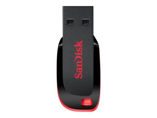 SanDisk Cruzer Blade 128GB USB mäluflash Drive Red