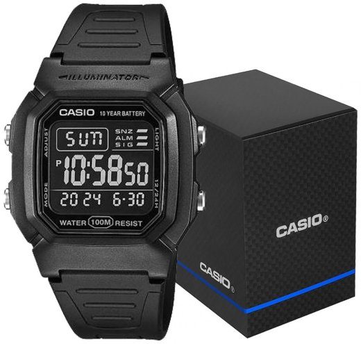 CASIO W-800H-1BVDF Timeless Collection Wristwatch, must
