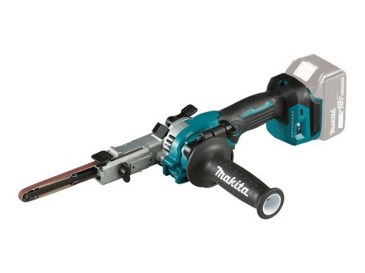Makita DBS180 diržo šlifuoklis 18V baterija ir įkroviklis neįtraukta