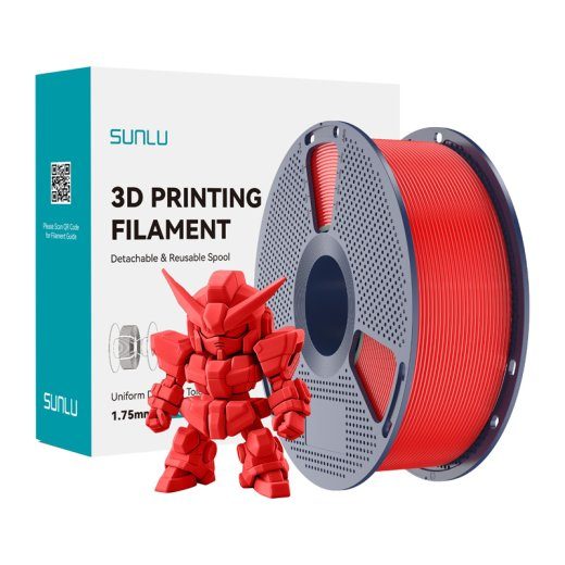 Sunlu PLA+ 2.0 pluoštas (raudonas)