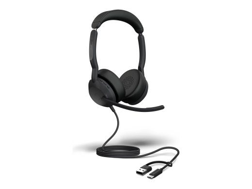 Jabra Evolve2 50 UC stereojuhtmega kõrvaklapid mustad