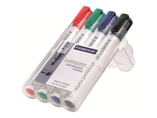 Staedtler Lumocolor Markerite Komplekt Must Sinine Roheline Punane