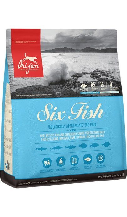 ORIJEN Six Fish - kuiv koeratoit - 2kg