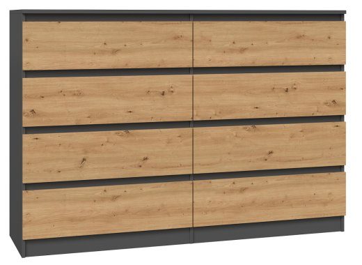 Topeshop M8 140 ANT/ART KPL rippuv kapi