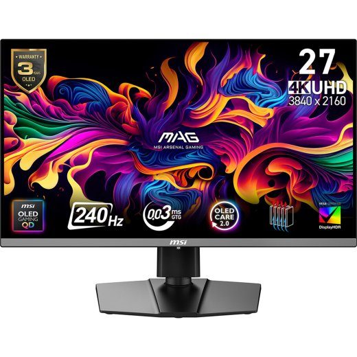 Monitorius MSI 26.5 " 3840 x 2160 pikseliai 4K Ultra HD natūralus aspekto santykio 16:9 QD-OLED