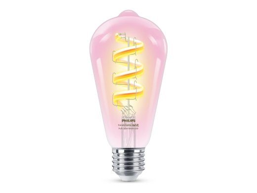 Philips Smart WiFi Filament Clear ST64 470Lm RGB E27 6.3 W RGB light Bluetooth, Wi-Fi