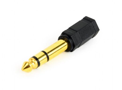 Cablexpert 6.35 mm 3.5 mm stereo audio adapter pistik A-6.35M-3.5F 6.35 mm (M) 3.5 mm (F)