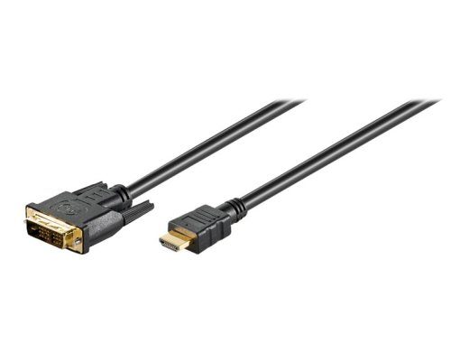 Goobay DVI-D iki HDMI 1,5m Juodas