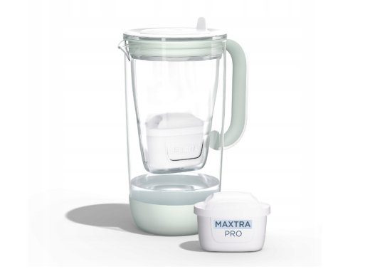 Brita Glass filtriega kann koos 1 Maxtra Pro PP filtriga (2,5 l; mint)