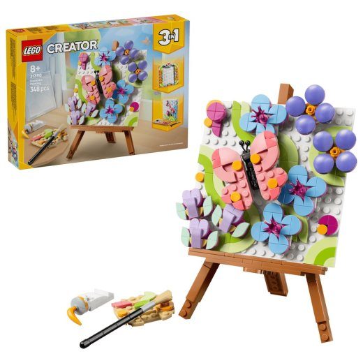 LEGO CREATOR 3 IN 1 31390 gėlių meninė dekoratyvinė tapyba