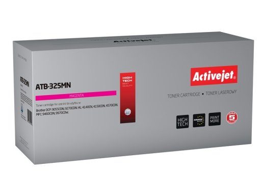 Activejet ATB-325MN Taimer (asendus Brother TN-325M jaoks; Supreme; 3,500 lehekülge; magenta)