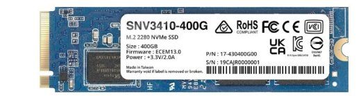 Synology Plus Series 400GB M.2 (22x80) NVMe PCIe 3.0x4 SNV3410-400G (DWPD 0.7)